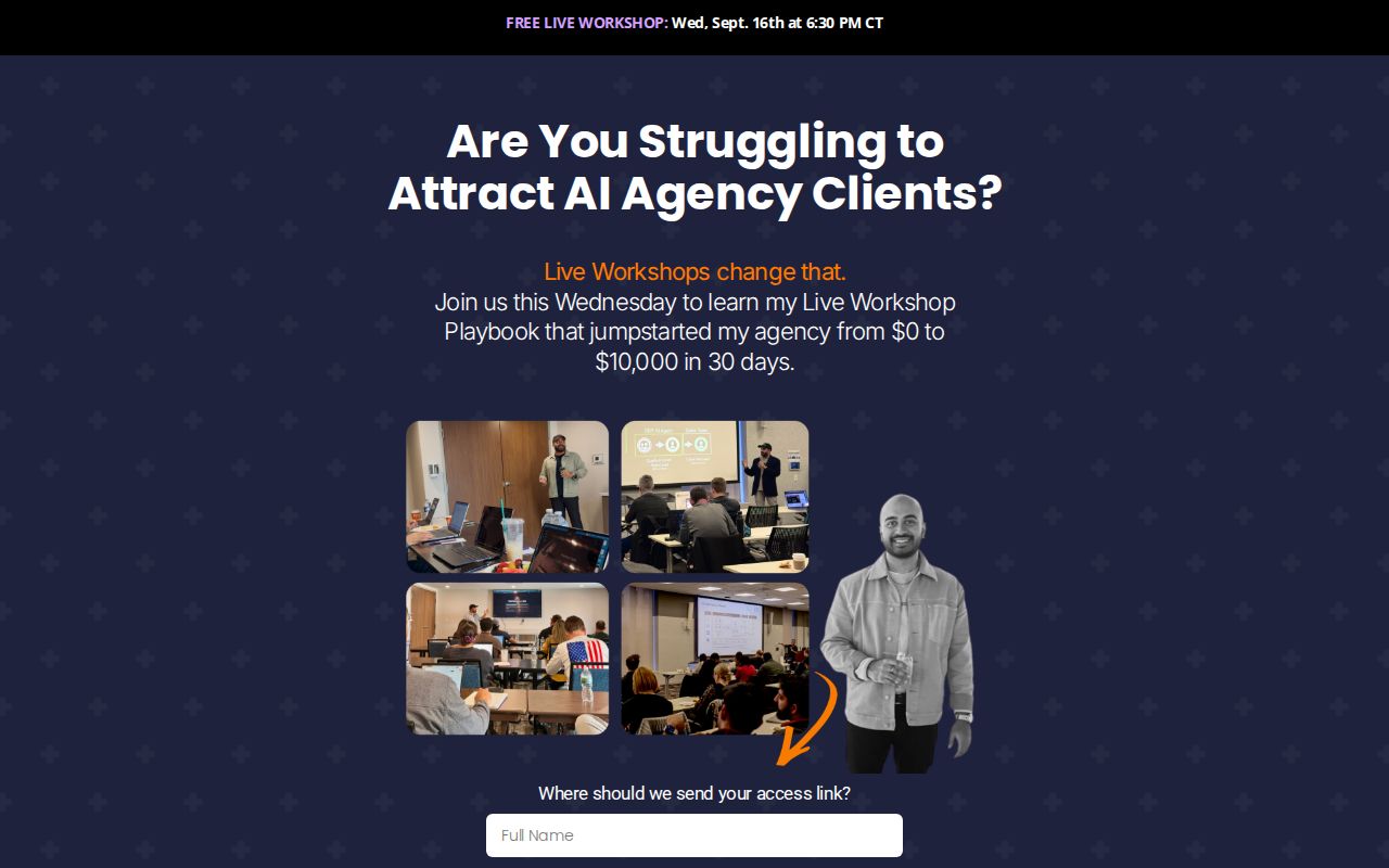 Workshop video placeholder poster